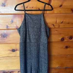 BLACK SPARKLY JUMPSUIT